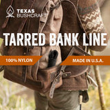 Texas Bushcraft Tarred Bank Line FW-KZX1-DZ36 VG-LVD0-X1TQ K2-NE2A-NSWN ZT-U52I-U4IP