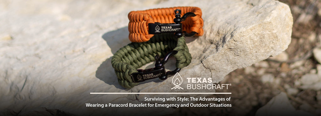 The Many Benefits of Paracord Bracelets: Why You Should Always Wear On –  Texas Bushcraft