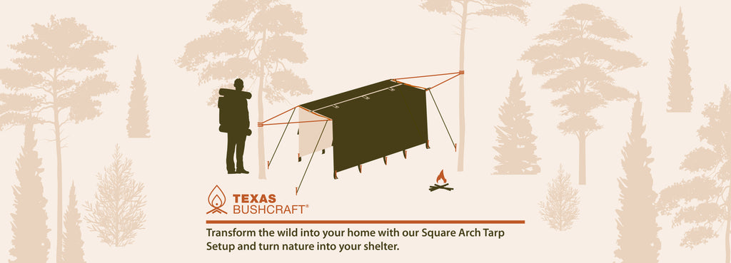 Bushcraft Shelter Mastery: Perfecting Your Square Arch Tarp Setup