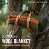 Texas Bushcraft Wool Blanket Army Green BN-DMC7-KSVQ