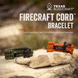 Texas Bushcraft Firecraft Cord Paracord Bracelet  6Q-4ZFJ-RF7B 9H-POW2-93VM QZ-IBQL-YNJ2 A9-0FGA-NO65 SZ-2F8K-EJH1 83-40T7-FI8T