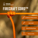 Texas Bushcraft Firecraft Cord Paracord H8-52RM-ZMGM 7L-EGTP-9NZ2 EF-WTKF-Q3IC WI-AGFY-H9BA AB-MUUD-V4F6