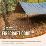 Texas Bushcraft Firecraft Cord Paracord H8-52RM-ZMGM 7L-EGTP-9NZ2 EF-WTKF-Q3IC WI-AGFY-H9BA AB-MUUD-V4F6