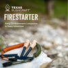 Texas Bushcraft Fire Starter Survival Kit UW-LA2I-ACK4 J4-S9Q2-V8TF YN-6XDB-04KF YD-KAZP-7KPE