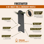 Texas Bushcraft Firestarter I3-W47J-KV1X EB-L0MG-HMMU