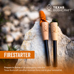 Texas Bushcraft Firestarter I3-W47J-KV1X EB-L0MG-HMMU